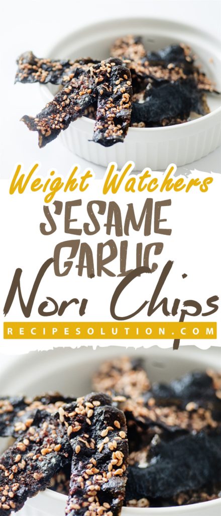 Sesame Garlic Nori Chips - Pioneer COOKERY 2025 | +1000 Best Pioneer Healthy Recipes