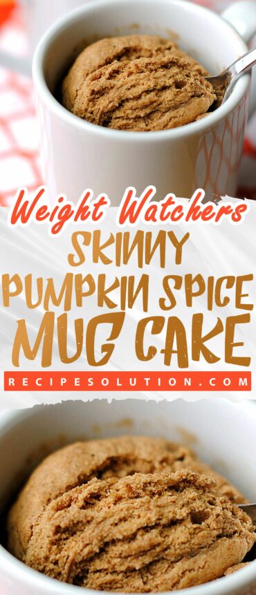 Skinny Pumpkin Spice Mug Cake