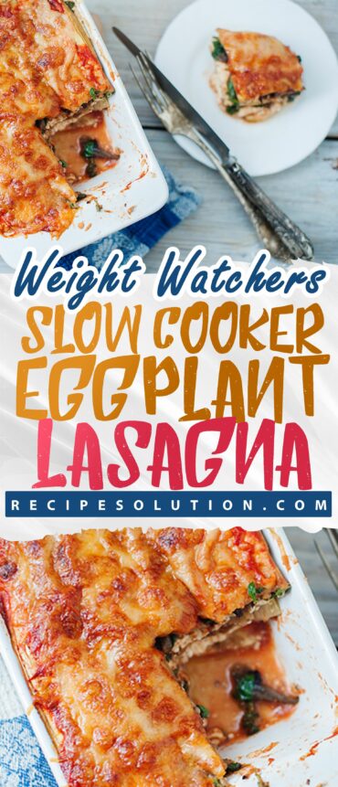 Slow Cooker Eggplant Lasagna