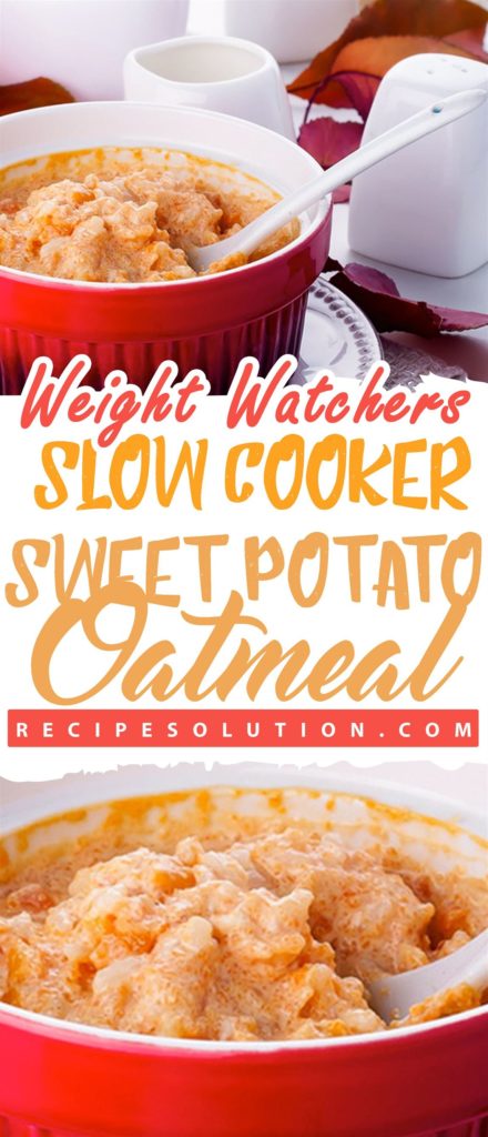 Slow Cooker Sweet Potato Oatmeal - Pioneer COOKERY 2025 | +1000 Best Pioneer Healthy Recipes