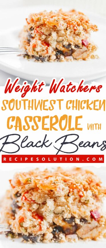 Southwest Chicken Casserole with Black Beans Recipe