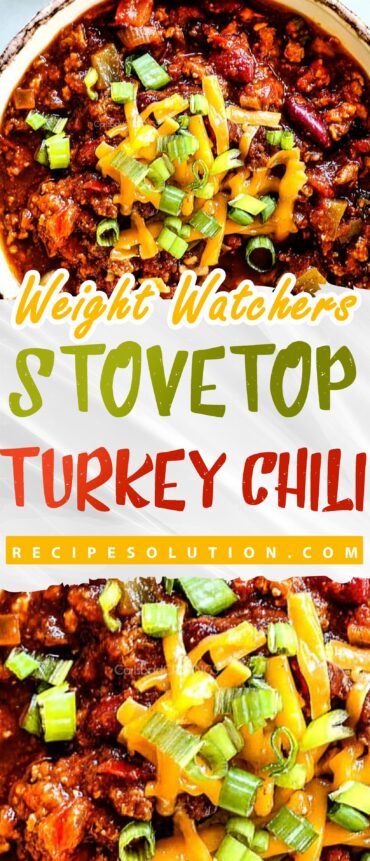 Stovetop Turkey Chili Recipe