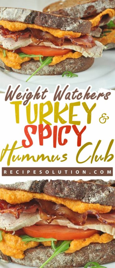 Turkey and Spicy Hummus Club