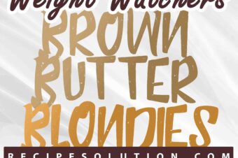 Weight Watchers Brown Butter Blondies