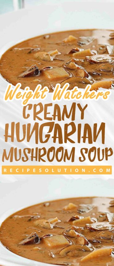 Creamy Hungarian Mushroom Soup