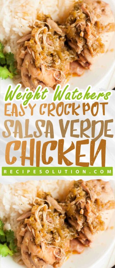 Easy Crock Pot Salsa Verde Chicken