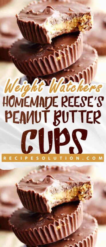 HOMEMADE REESE’S PEANUT BUTTER CUPS