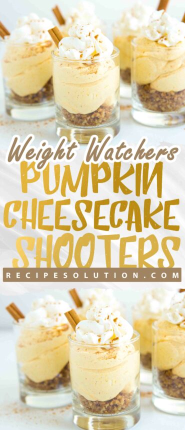 Pumpkin Cheesecake Shooters