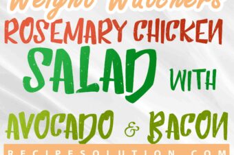 ROSEMARY CHICKEN SALAD WITH AVOCADO AND BACON