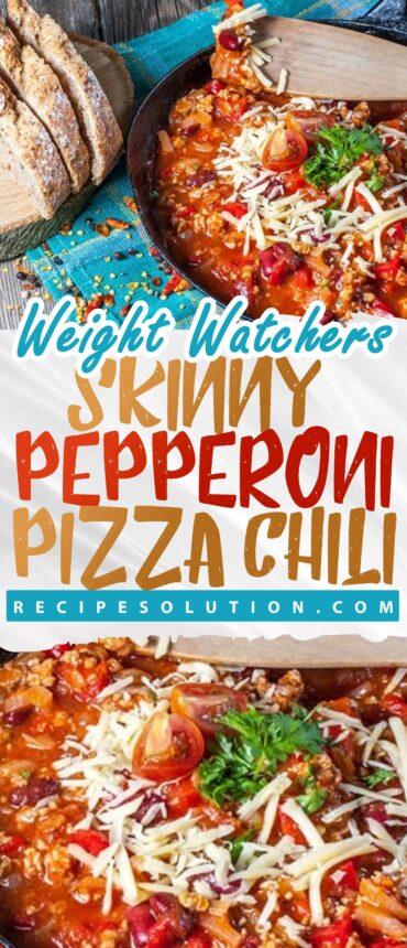 SKINNY PEPPERONI PIZZA CHILI – 7 SMARTPOINTS