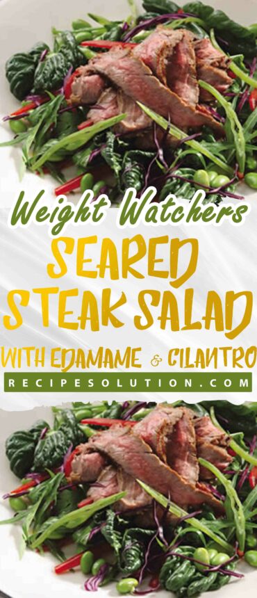 Seared Steak Salad with Edamame & Cilantro