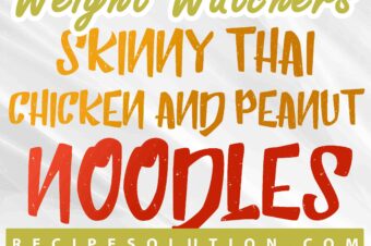 Skinny Thai Chicken and Peanut Noodles