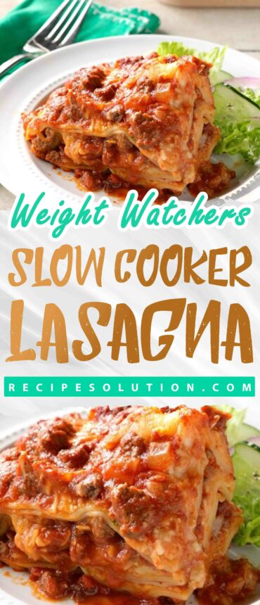 Slow Cooker Lasagna