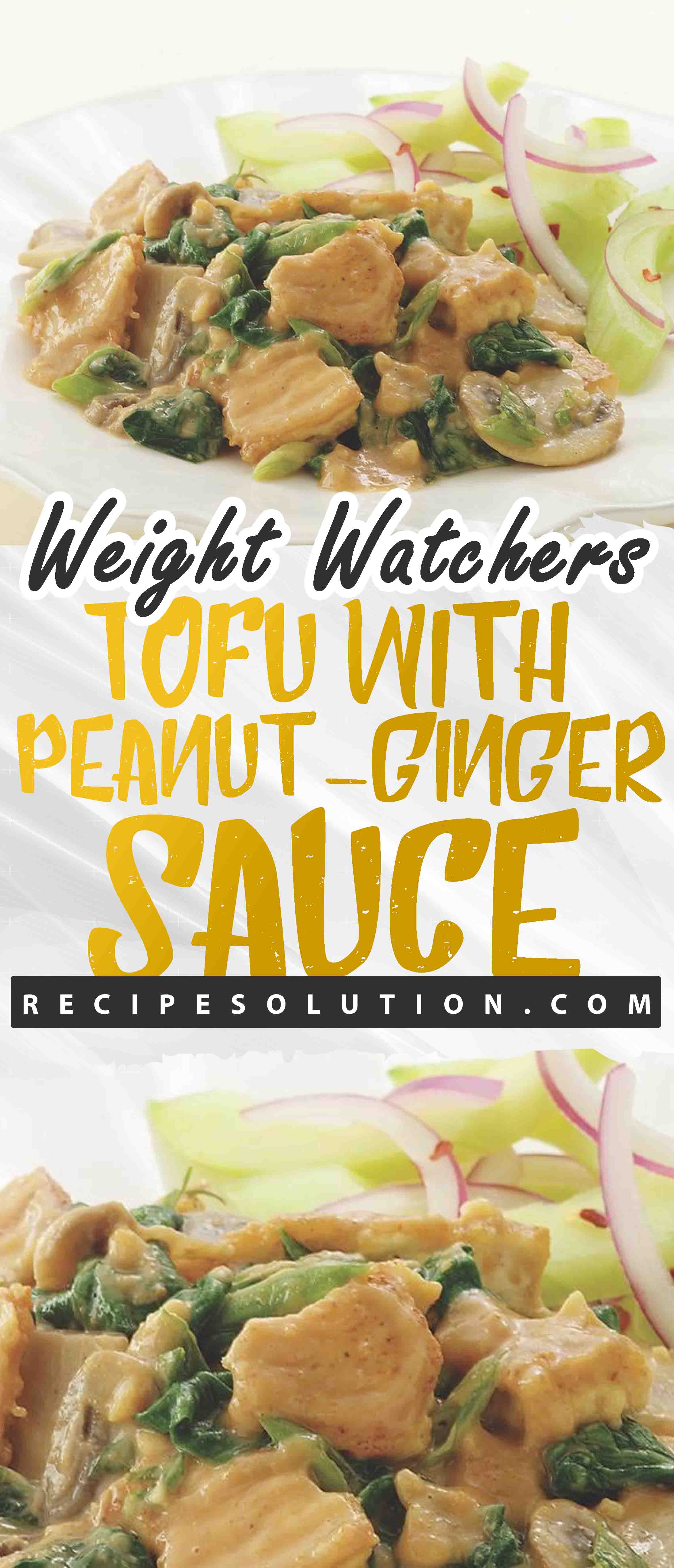 Tofu with Peanut-Ginger Sauce - Pioneer COOKERY 2025 | +1000 Best Pioneer Healthy Recipes