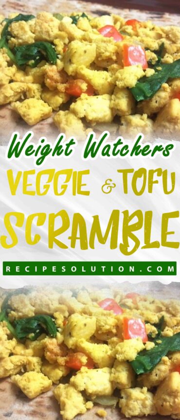 VEGGIE AND TOFU SCRAMBLE