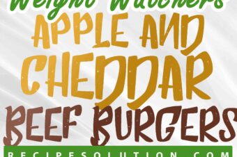 APPLE AND CHEDDAR BEEF BURGERS