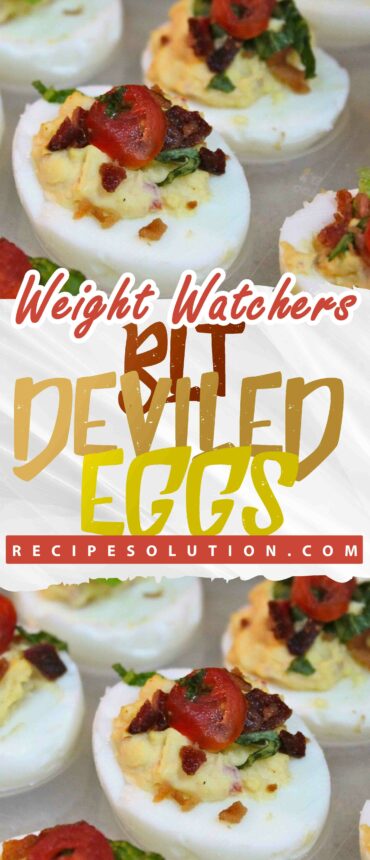 BLT DEVILED EGGS  WEIGHT WATCHERS