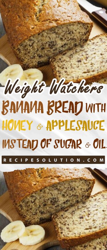 Banana Bread with honey and applesauce instead of sugar & oil.