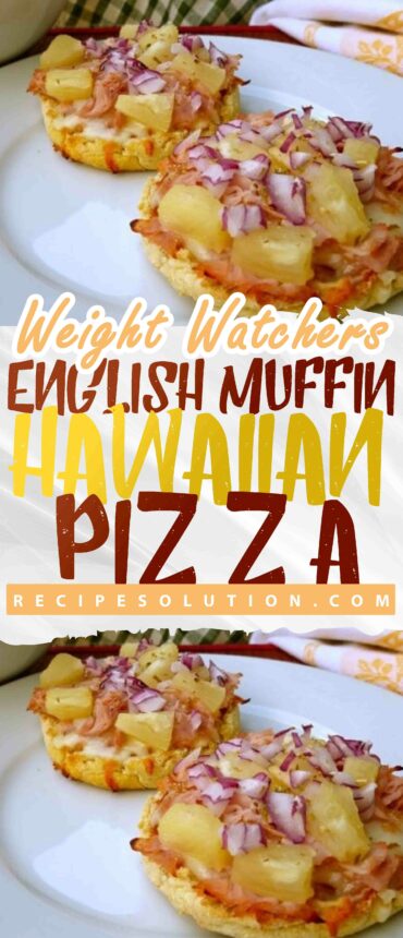 English Muffin Hawaiian Pizza