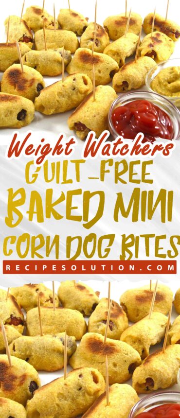 Guilt-free Baked Mini Corn Dog Bites