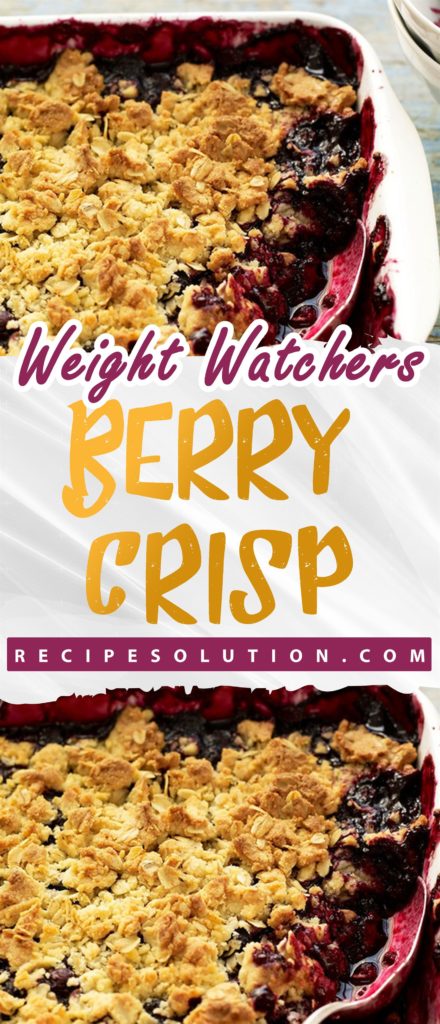 Summer Berry Crisp - Pioneer COOKERY 2025 | +1000 Best Pioneer Healthy Recipes