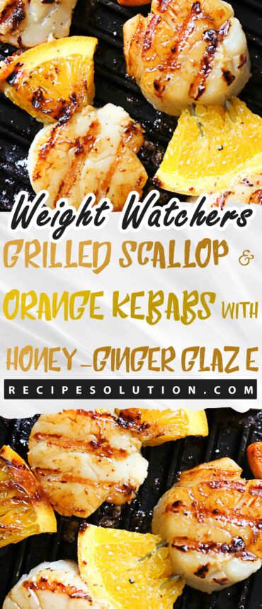 Grilled Scallop and Orange Kebabs with Honey-Ginger Glaze