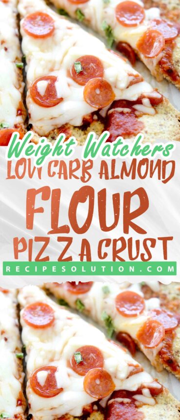 Low Carb Almond Flour Pizza Crust