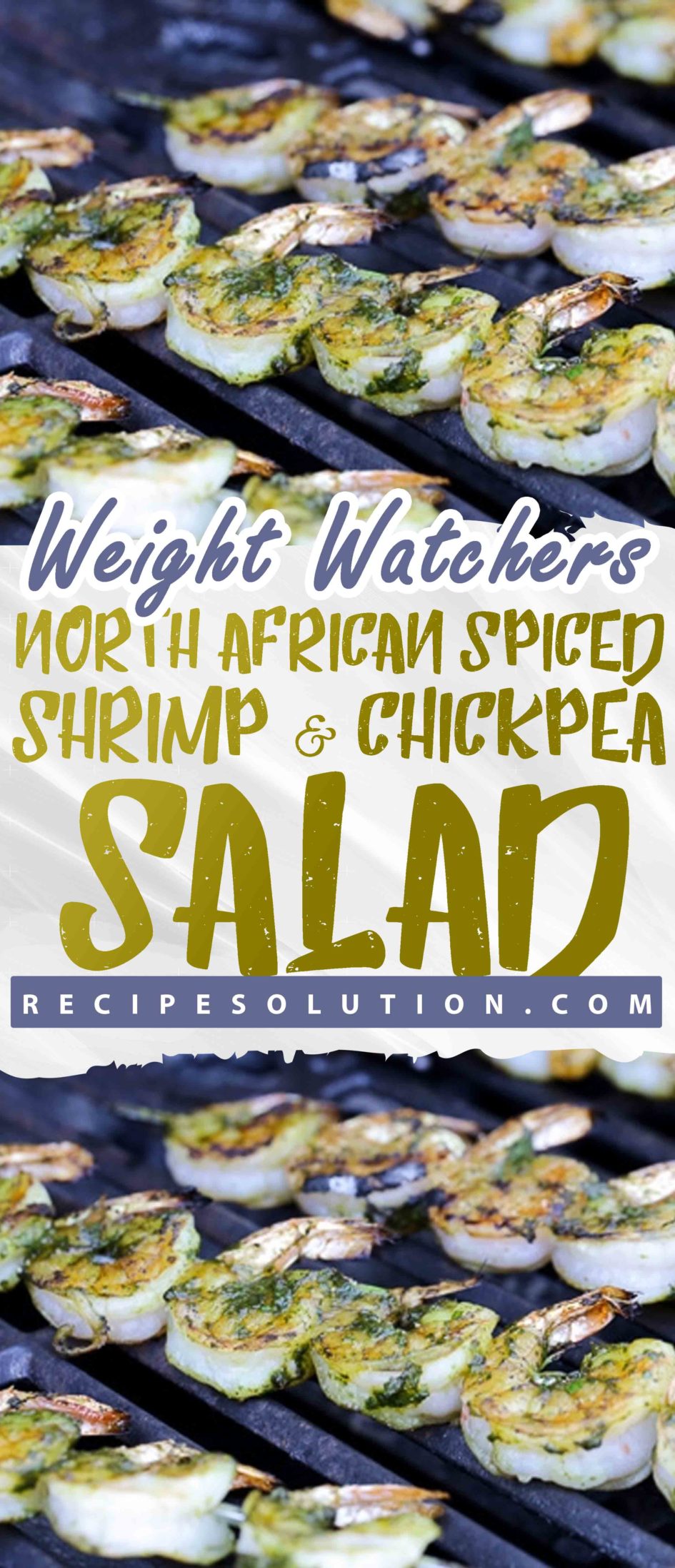 North African Spiced Shrimp and Chickpea Salad