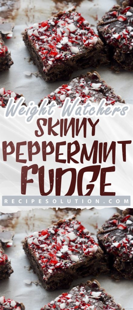 SKINNY PEPPERMINT FUDGE - Pioneer COOKERY 2025 | +1000 Best Pioneer Healthy Recipes