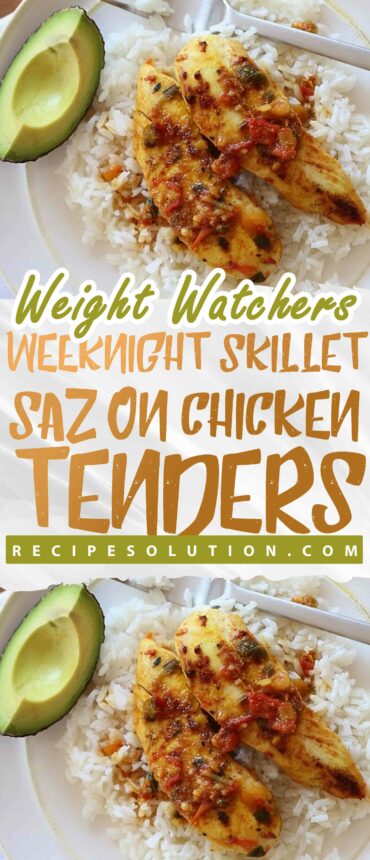 Weeknight Skillet Sazon Chicken Tenders