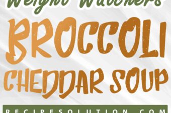 BROCCOLI CHEDDAR SOUP   { 2 SMARTPOINTS (FREESTYLE) }