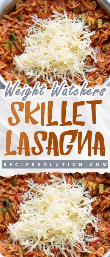 { 30 Minutes }   Skillet Lasagna