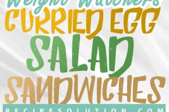 Curried Egg Salad Sandwiches { PointsPlus Value 7 }