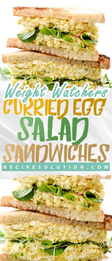 Curried Egg Salad Sandwiches { PointsPlus Value 7 }