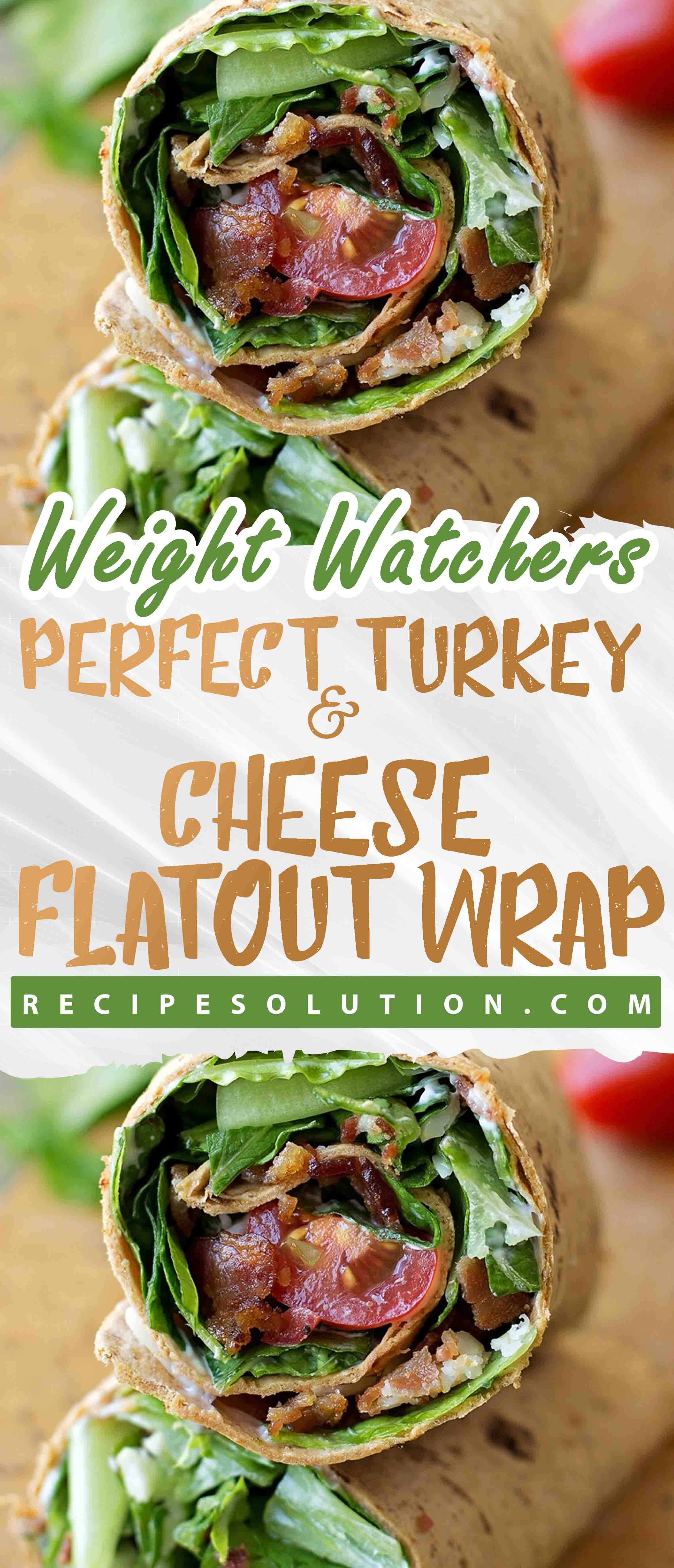 Perfect Turkey & Cheese Flatout Wrap PointsPlus® Value: 6 - Pioneer COOKERY 2025 | +1000 Best Pioneer Healthy Recipes