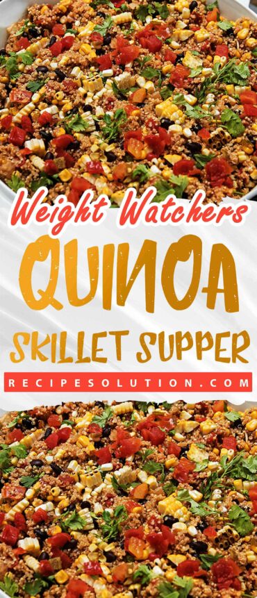 The Best Quinoa Skillet Supper