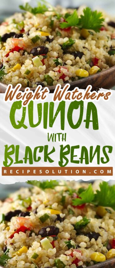 Skinny Quinoa with Black Beans [ Points Plus: 5 ]