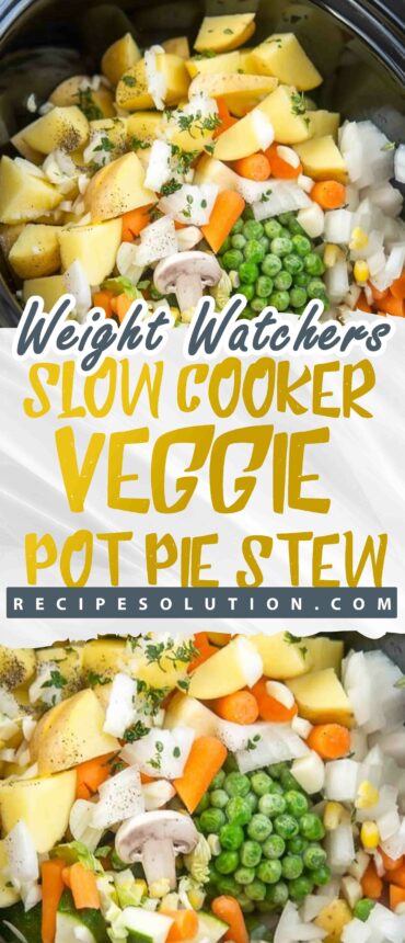 Slow Cooker Veggie Pot Pie Stew