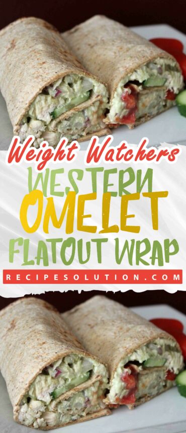 Western Omelet Flatout Wrap