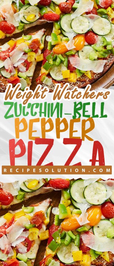 Zucchini-Bell Pepper Pizza