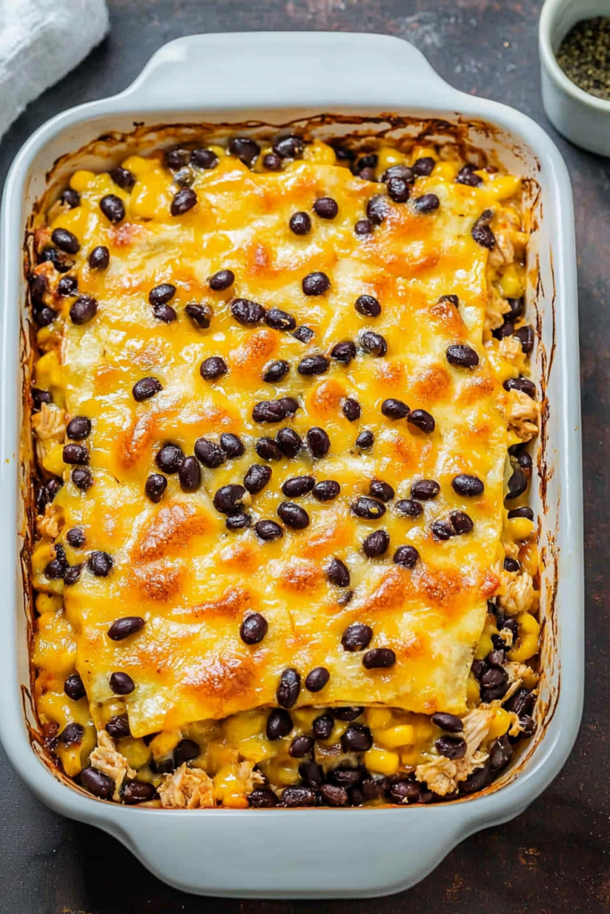 Baked Chicken Quesadilla Casserole