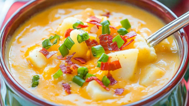 Slow Cooker Potato Cauliflower Soup Recipe