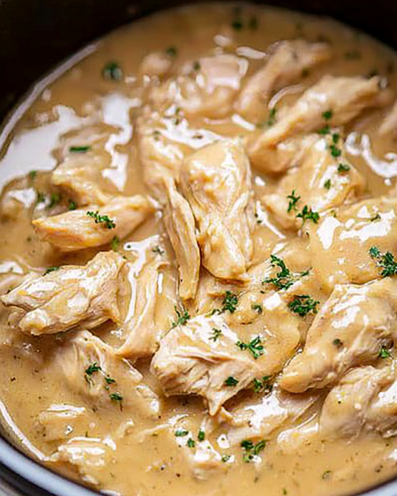 How to make Crock Pot Chicken and Gravy :