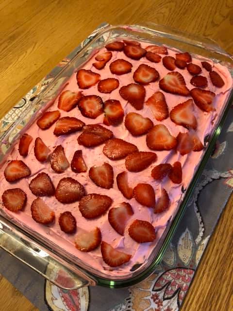 Strawberry Sheet Cake - Pioneer COOKERY 2025 | +1000 Best Pioneer Healthy Recipes