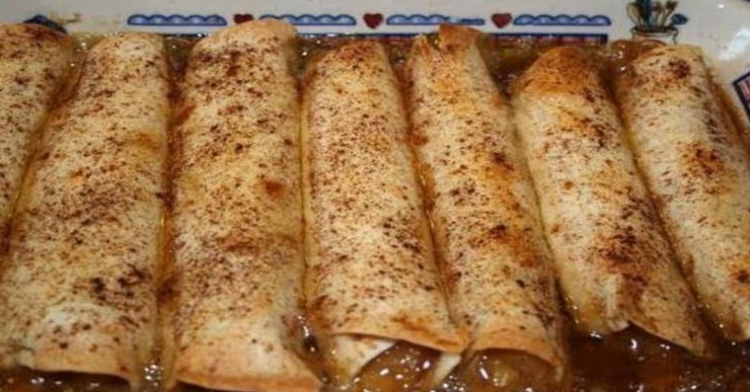 Apple Pie Enchiladas