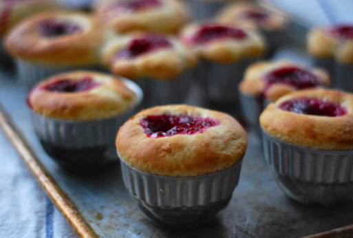 Jam Thimble Buns & Tea Cakes