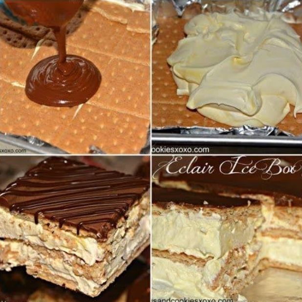 ECLAIR ICEBOX CAKE - Pioneer COOKERY 2025 | +1000 Best Pioneer Healthy Recipes