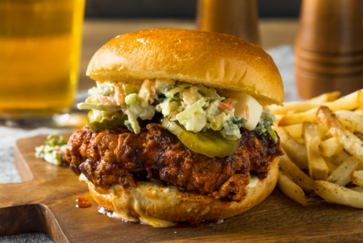 Grilled Nashville Hot Chicken Sandwich