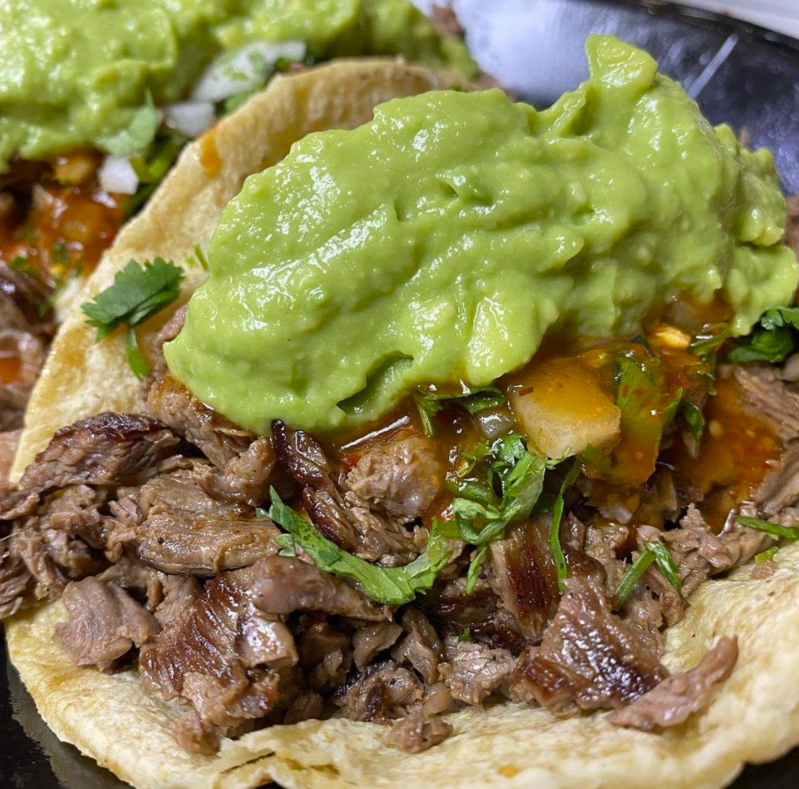 Grilled Steak Tacos with Guacamole