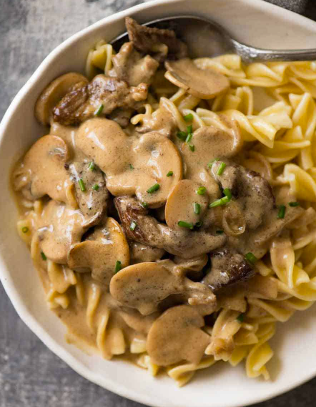 Beef Stroganoff - Pioneer COOKERY 2025 | +1000 Best Pioneer Healthy Recipes